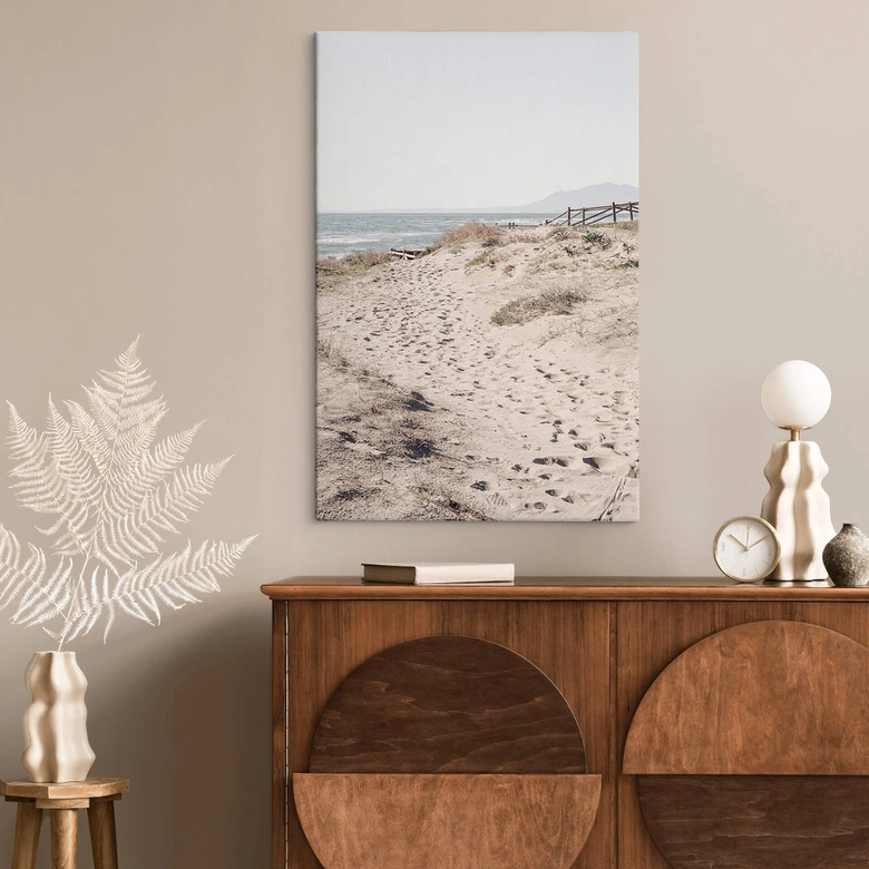 Leinwandbild 1X Studio - Strandaufgang an den Dünen 