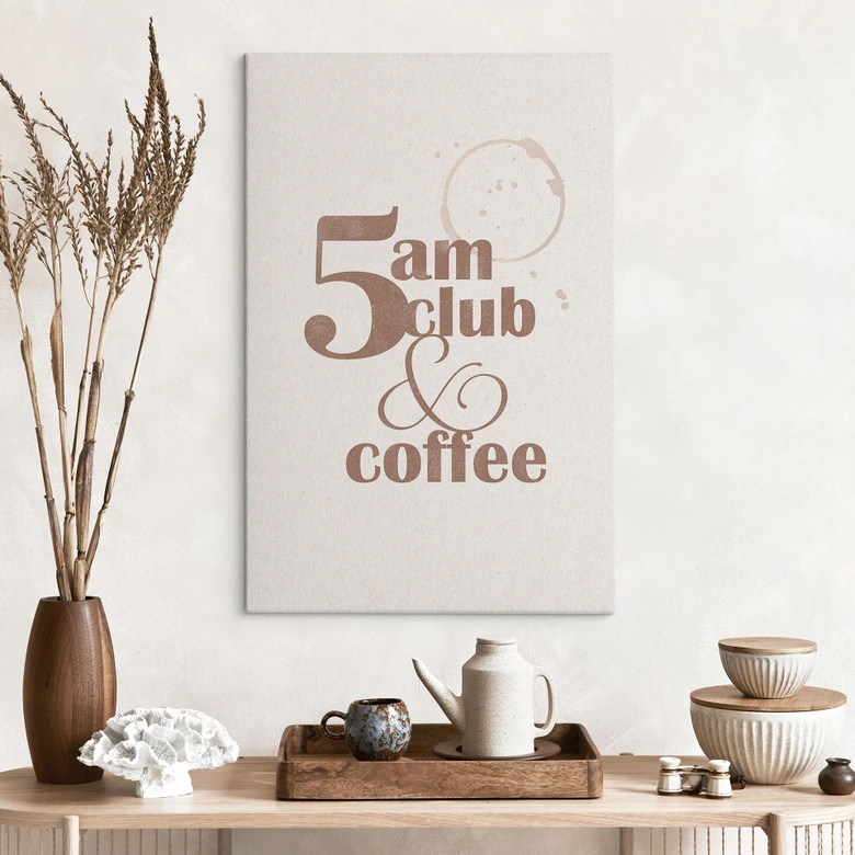 Leinwandbild 5 am Club & Coffee 