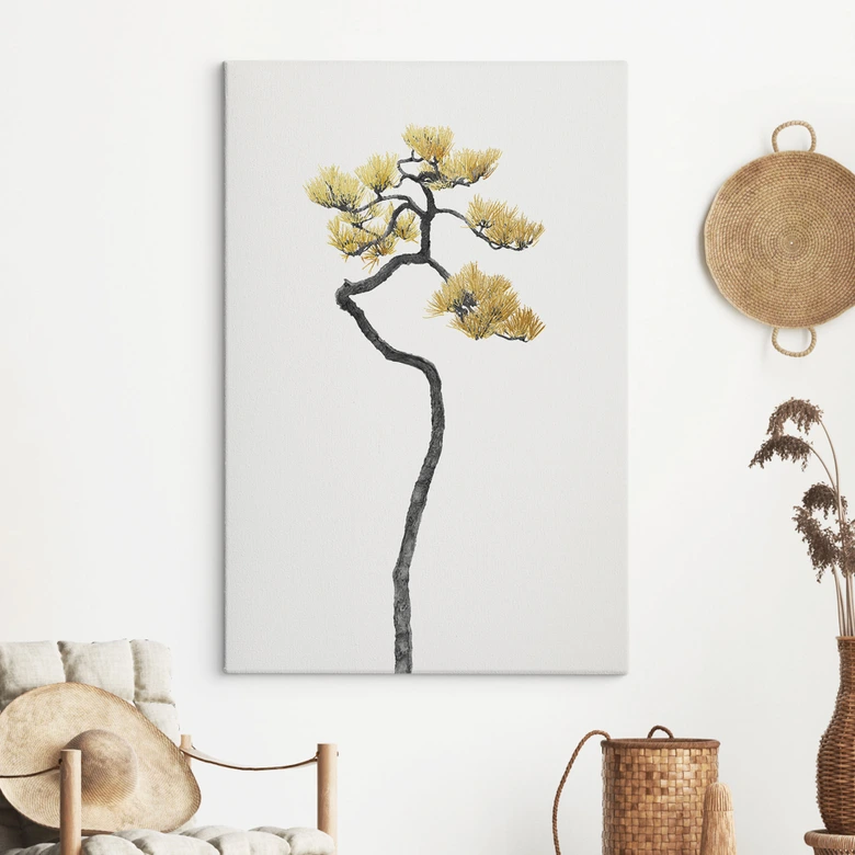 Lienzo Bonsai en equilibrio - Amini 