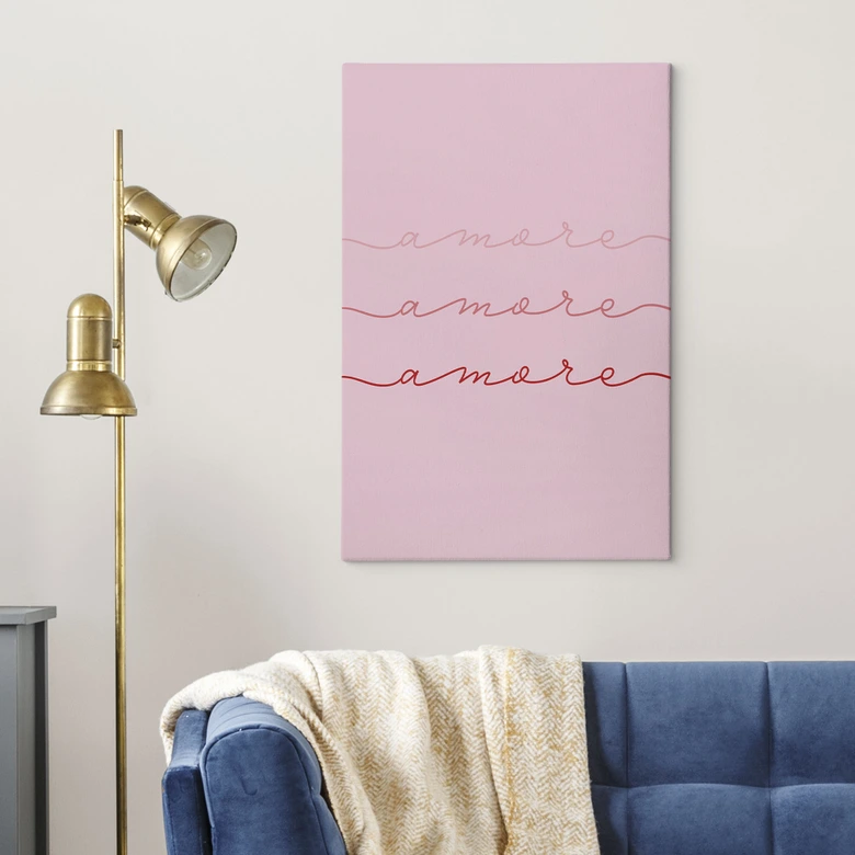 Leinwandbild Amore 