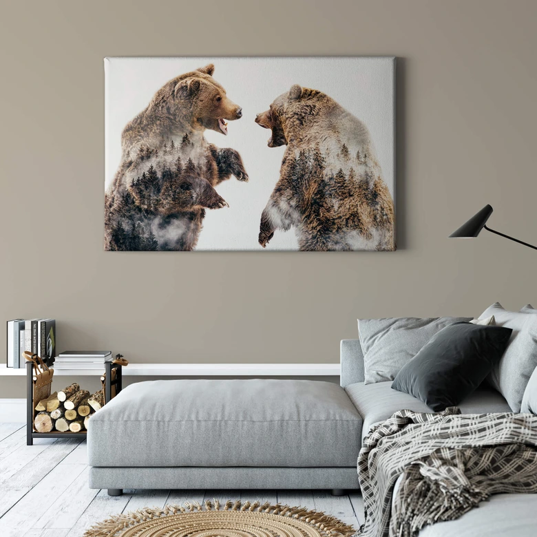 Lienzo Angyalosi - Conflicto salvaje 