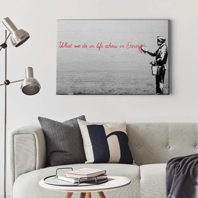 Canvastavla Banksy - Ekon i evigheten 