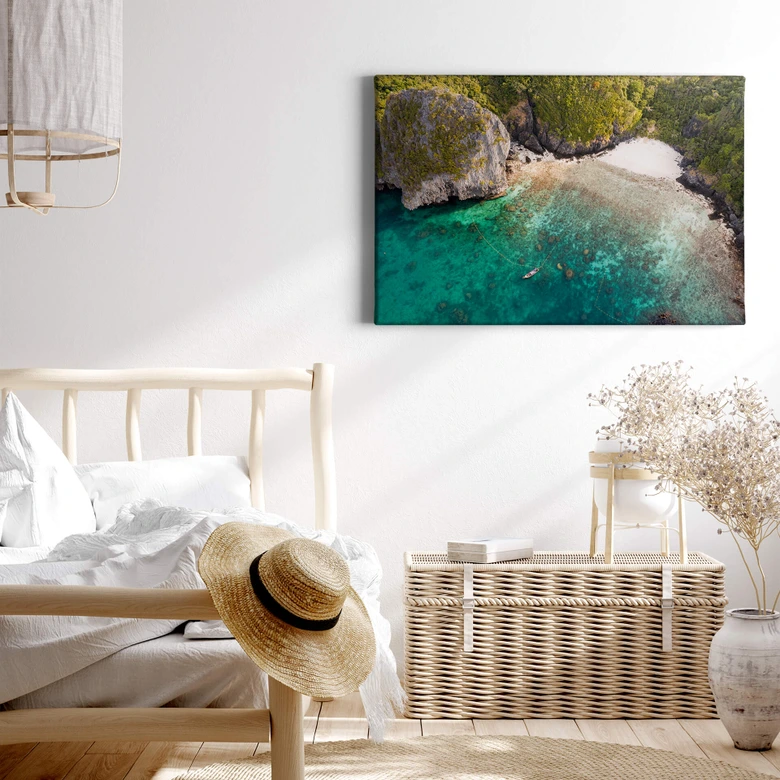 Tableau sur toile Colombo - Baie mystérieuse 