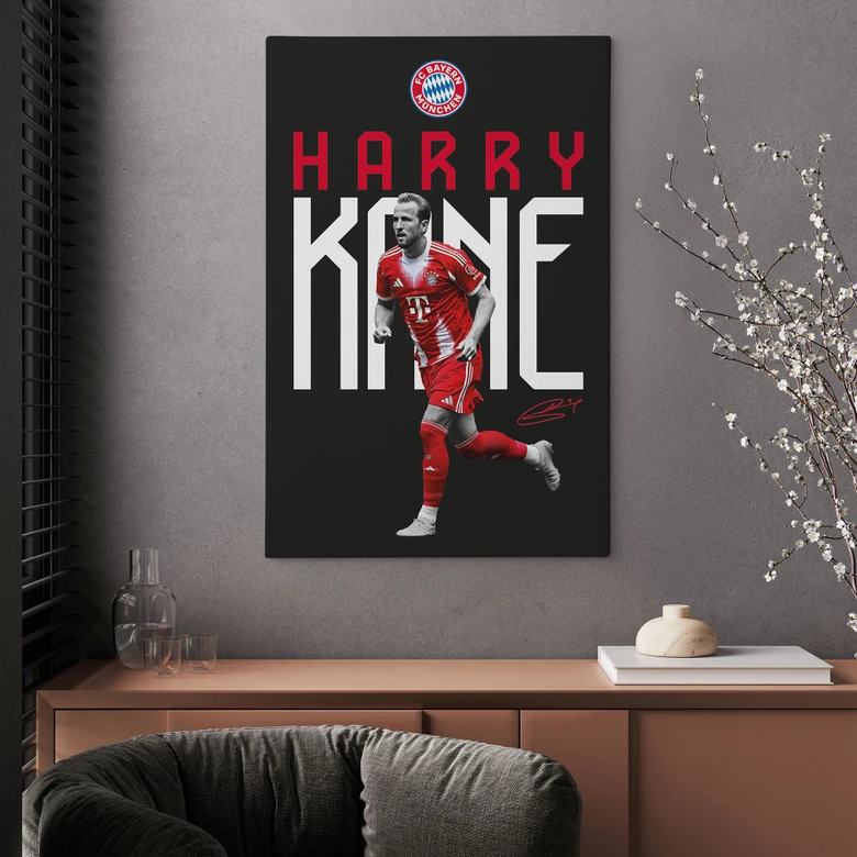 Obraz na płótnie piłkarz FC Bayern Harry Kane 2025/26 