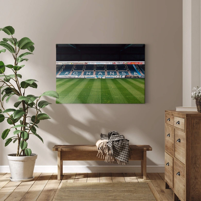 Leinwandbild FC Hansa Rostock Stadion Tribüne - 60x40 cm 