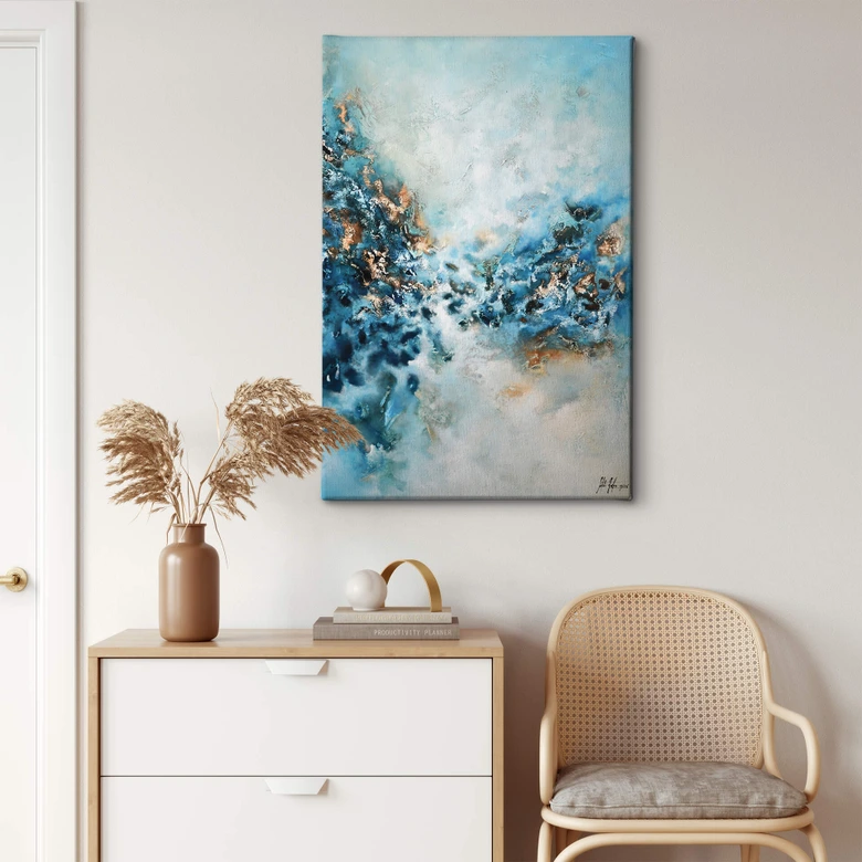 Canvas Fedrau - Blue Wonder 