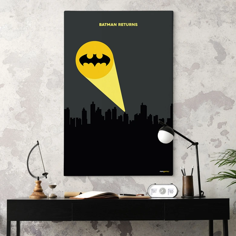 Leinwandbild Inspiriert vom Film "Batmans Rückkehr" - Gomes 