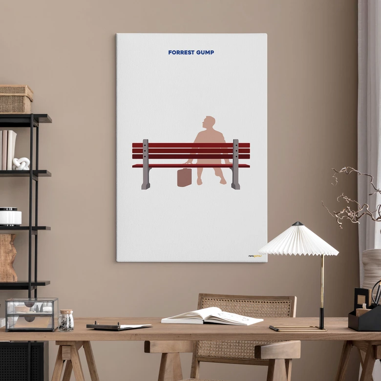 Leinwandbild Inspiriert vom Film "Forrest Gump" - Gomes 