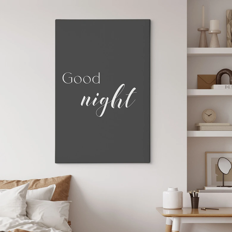 Leinwandbild Good night 