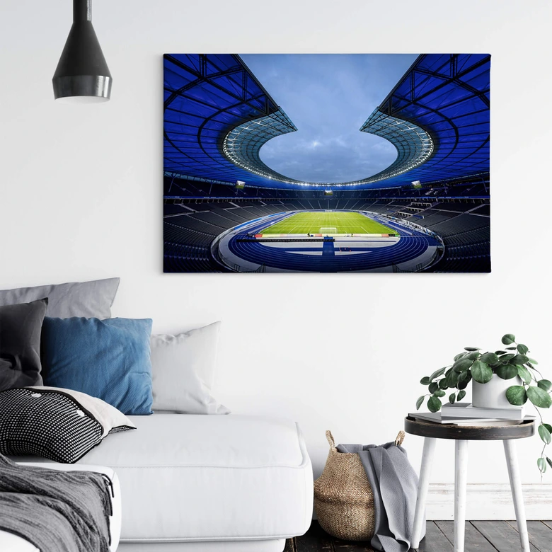 Leinwandbild Hertha BSC Blaues Olympiastadion 