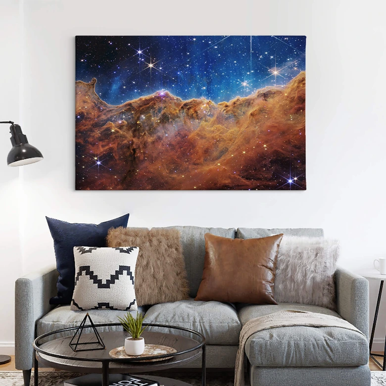 Leinwandbild James Webb Telescope - Carina Nebula 