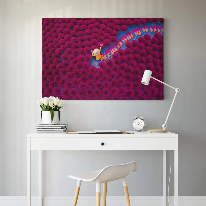 Canvastavla Khan Ronnie - Rökelsepinnar 