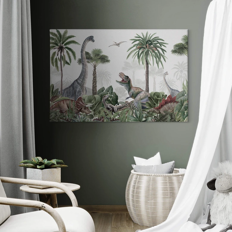 Leinwandbild Kikki Belle - Abenteuer der Dinos 