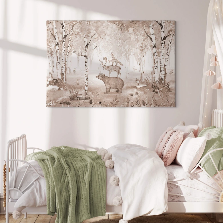 Obraz na płótnie Kikki Belle - Król niedźwiedzi 