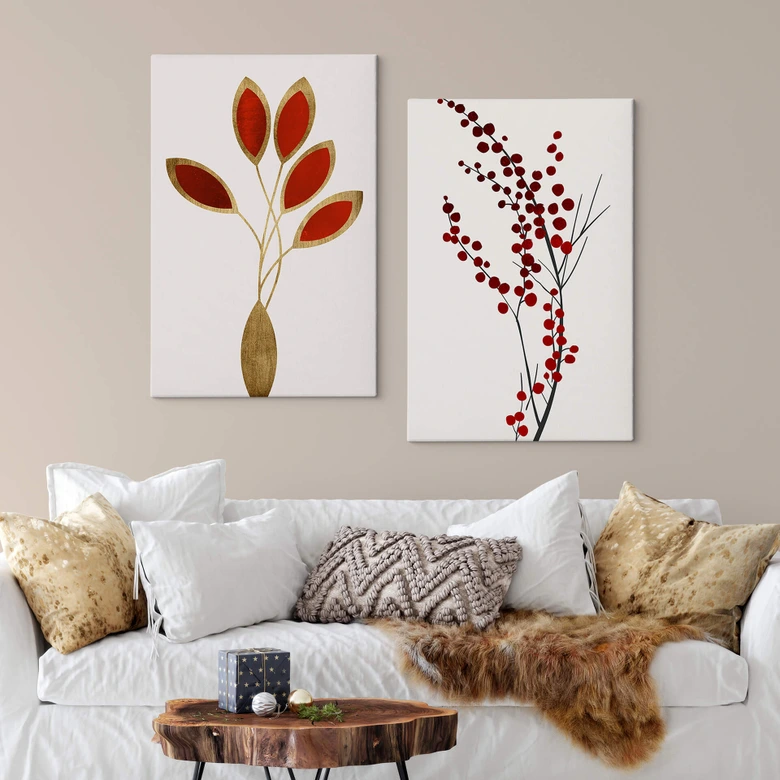 Obraz na płótnie Kubistika - Jemioła 