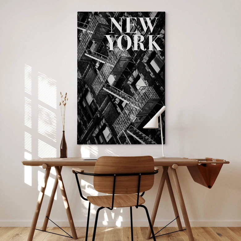 Tableau sur toile Martin - Escalier de secours à New York 