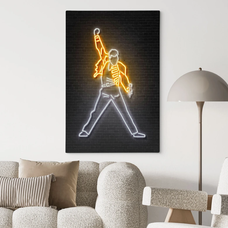 Leinwandbild Freddy Mercury - Mielu 