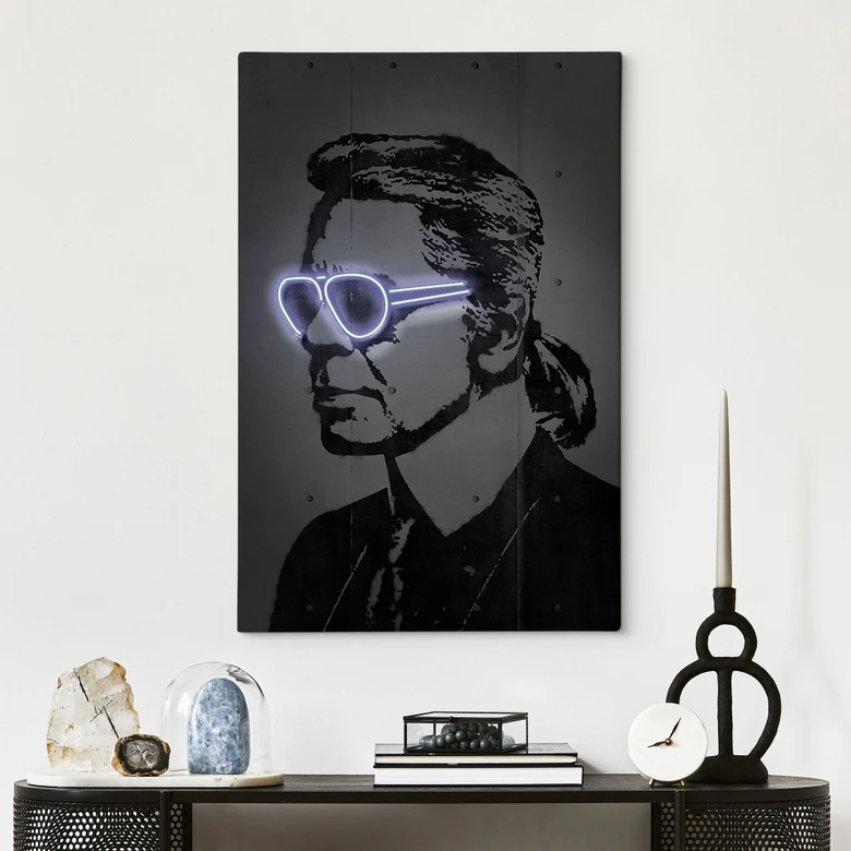 Tableau sur toile Karl Lagerfeld - Mielu 