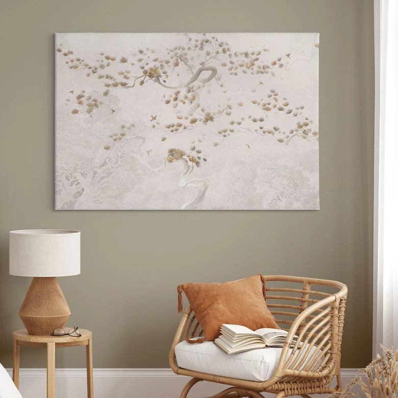 Leinwandbild Elegante Kiefer im asiatischen Stil - Ms Tiff 