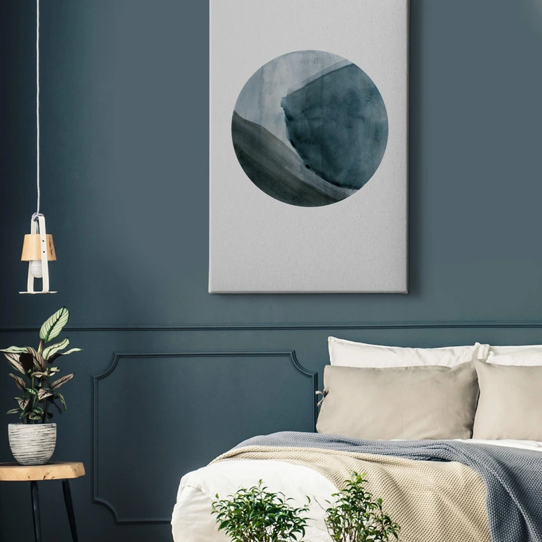 Leinwandbild Nouveauprints - Aquamarin 