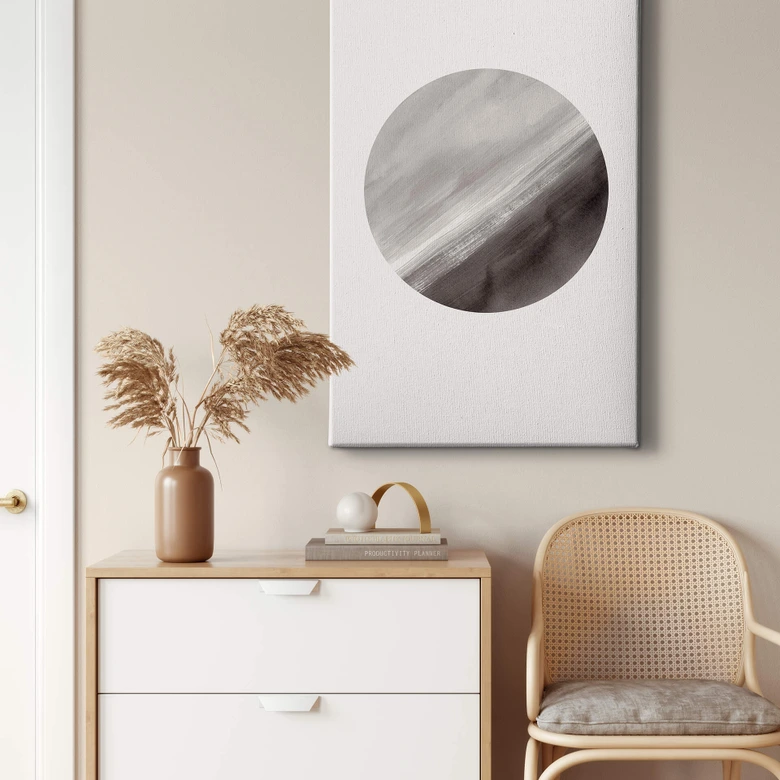 Leinwandbild Nouveauprints - Bergkristall 