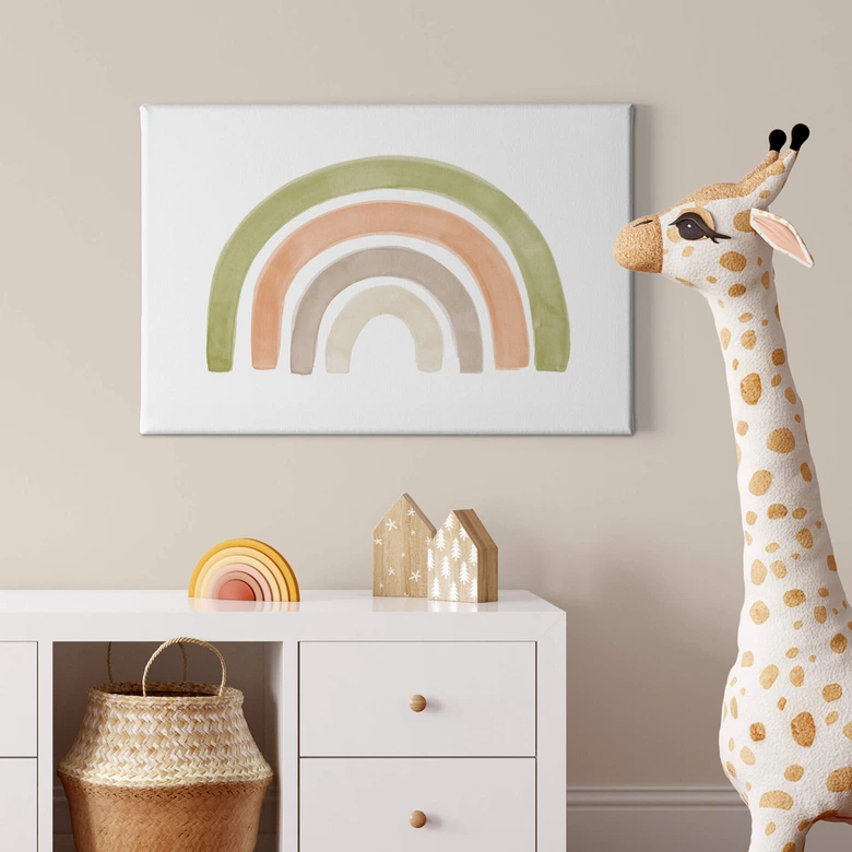 Obraz na płótnie Nouveauprints - Tęczowa akwarela 