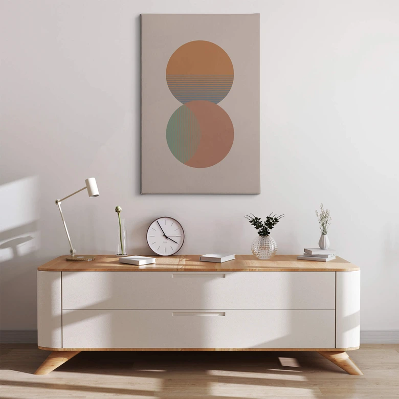 Leinwandbild Orara Studio - Sonne und Mond 