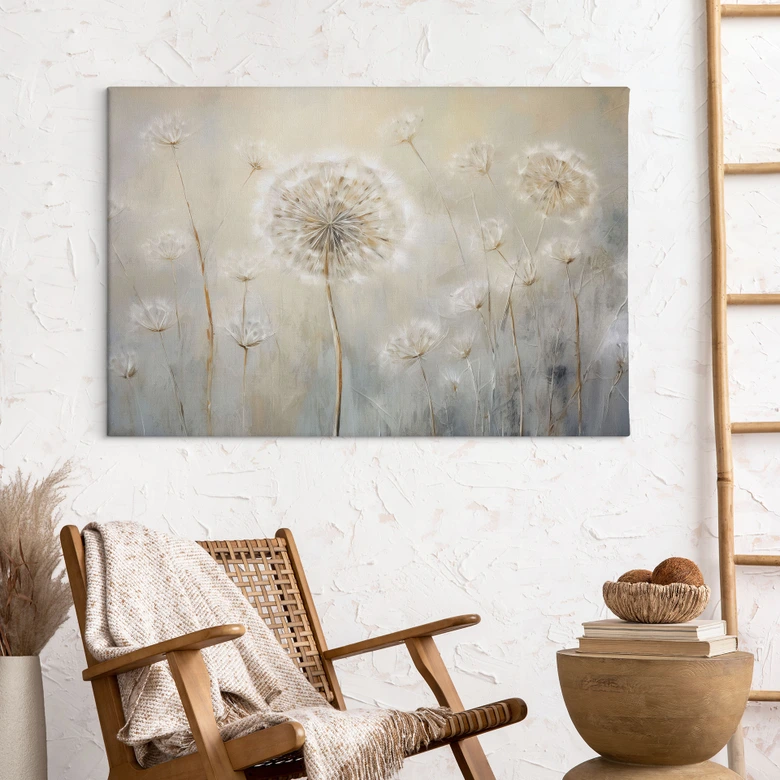 Lienzo Sueño de diente de león en primavera - Paksoylu 