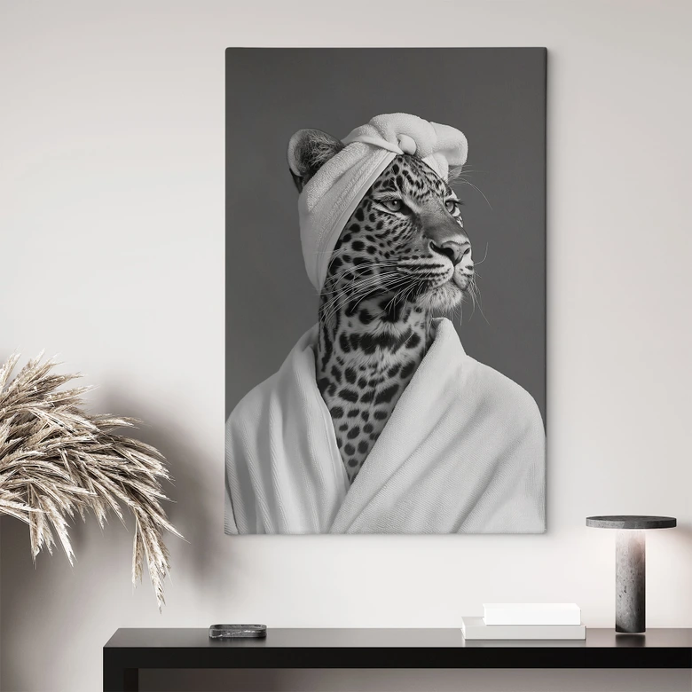 Leinwandbild Royale Spa-Auszeit mit Leopard - Rahner 