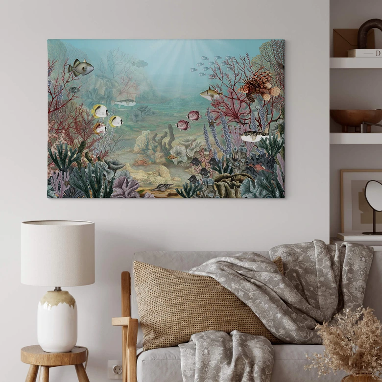 Obraz na płótnie Sir Edward - mieszkaniec koralowców 