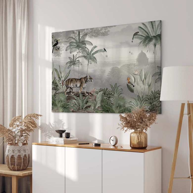 Leinwandbild Sir Edward - Tiger in den Tropen 