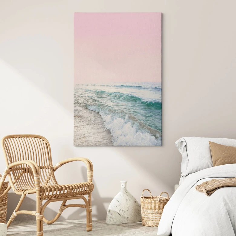 Obraz na płótnie Różowe niebo nad morzem - Sisi & Seb 