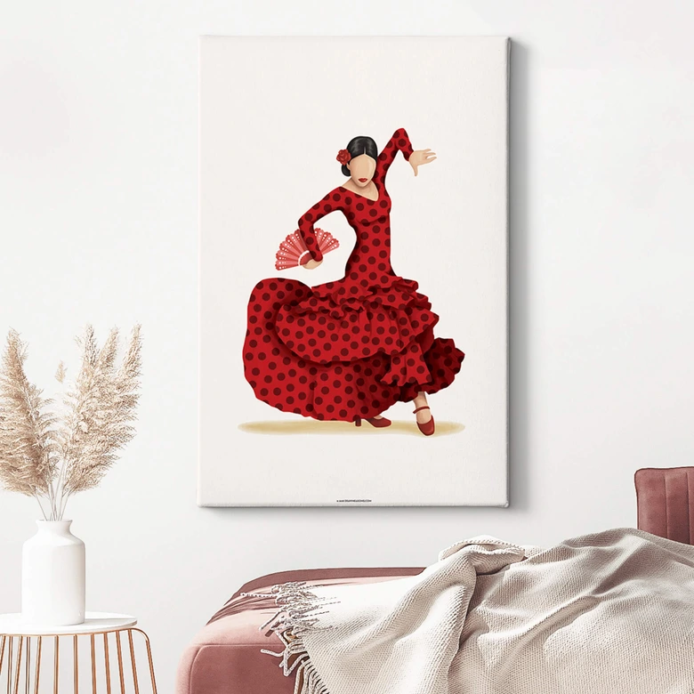 Tableau sur toile Tohmé - Flamenco 