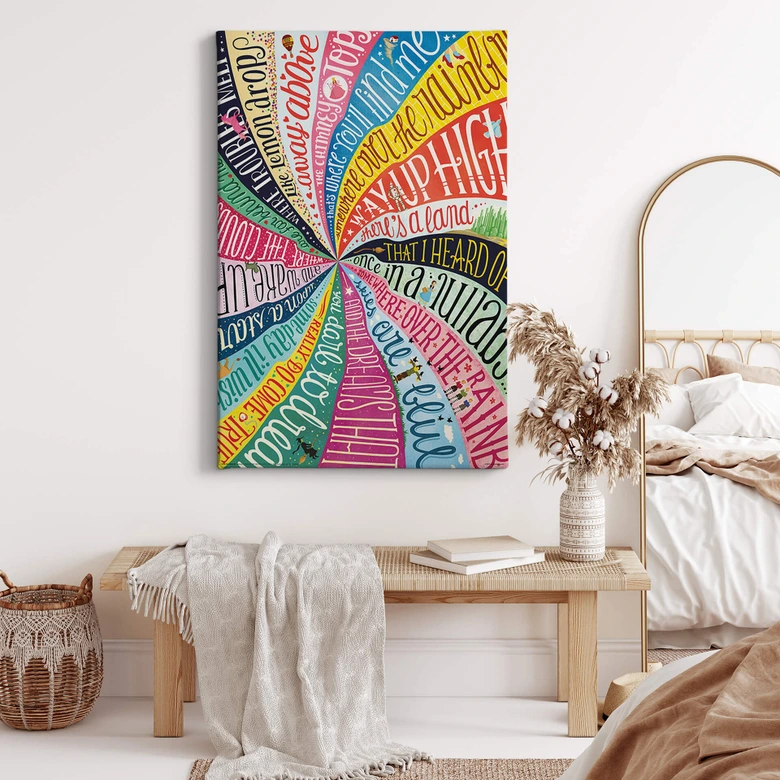 Leinwandbild Tohmé - Over the Rainbow 