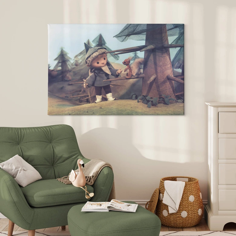 Canvas Print Sandman in the Woods 