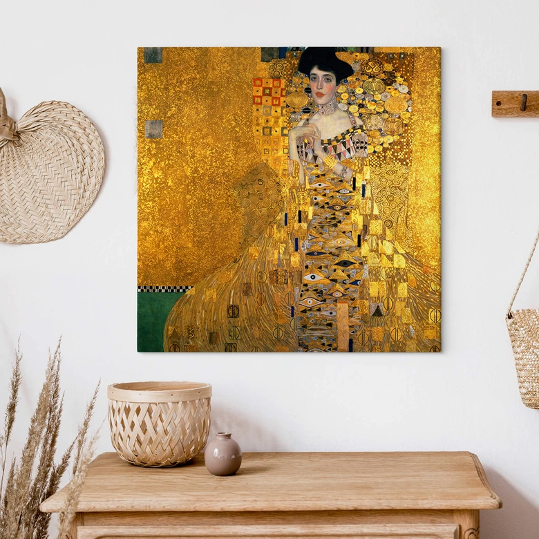 Leinwandbild Klimt - Bildnis der Adele Bloch-Bauer 