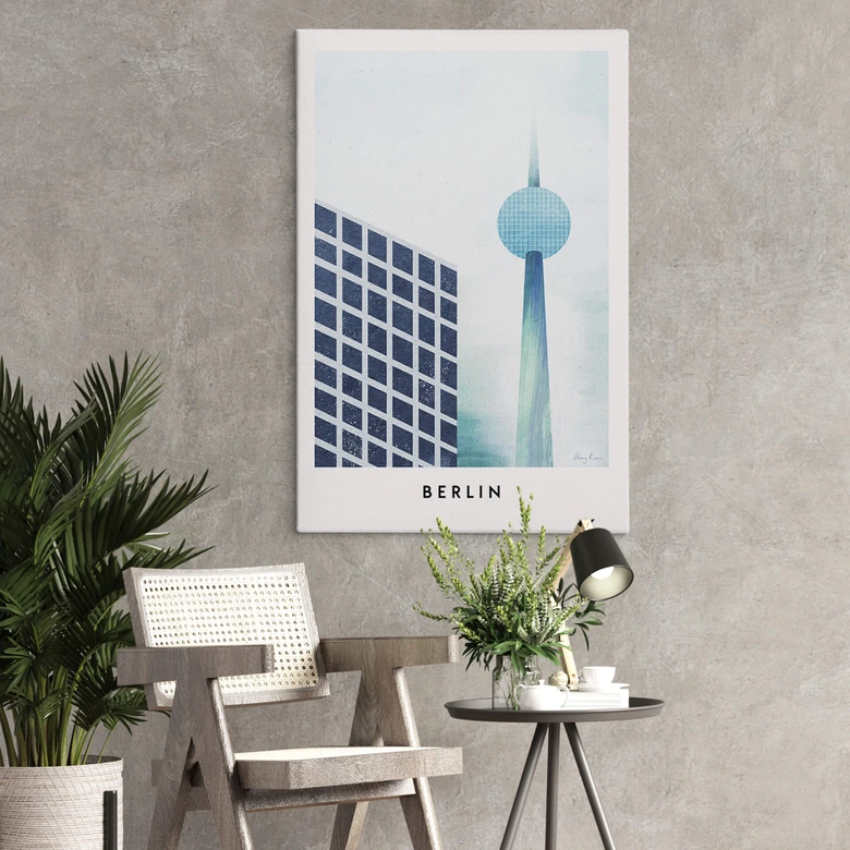 Leinwandbild Rivers - Berlin Modern 