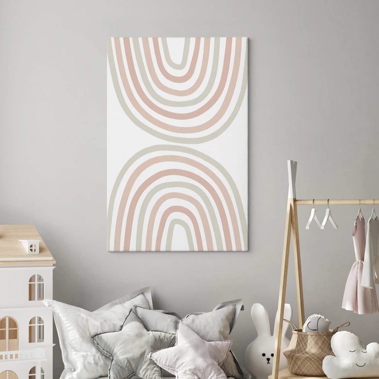 Leinwandbild uplusmestudio - Double Rainbow 