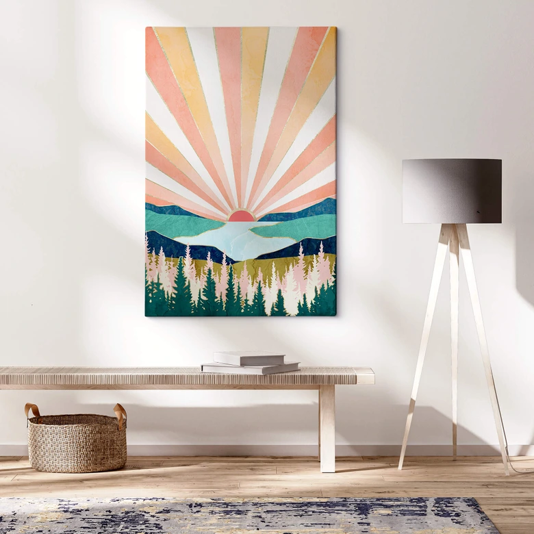 Leinwandbild SpaceFrog Designs - Retro Sommer 