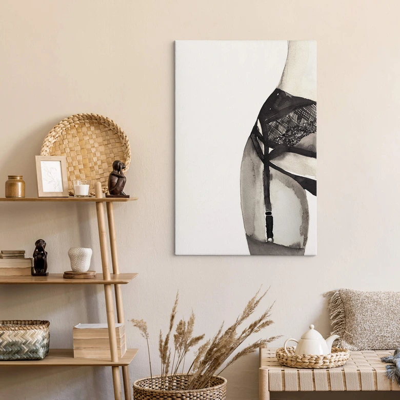 Canvas Verbaan - Sexy Lady in Lingerie 