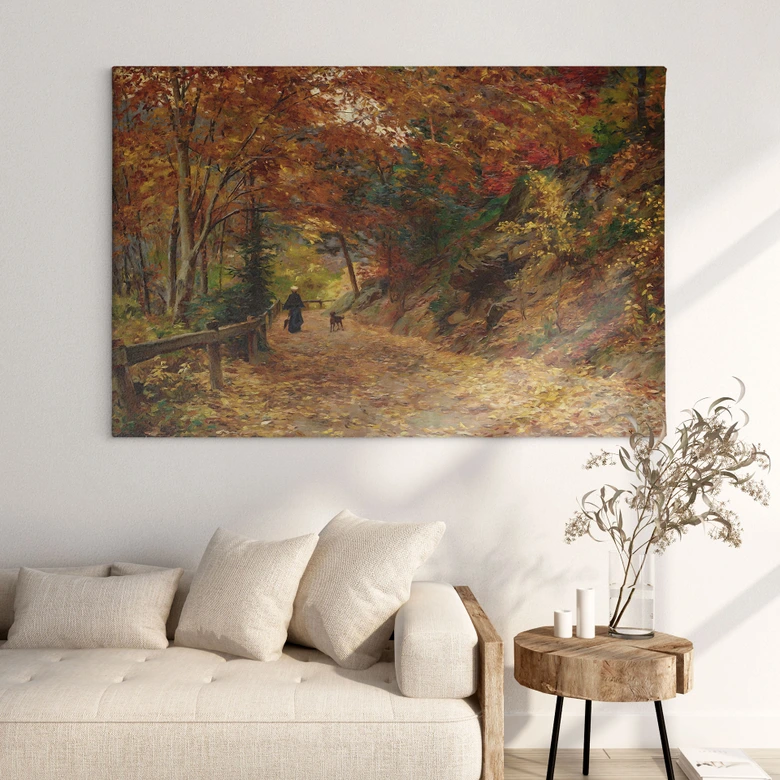 Leinwandbild Wisinger-Florian - Fallendes Laub 