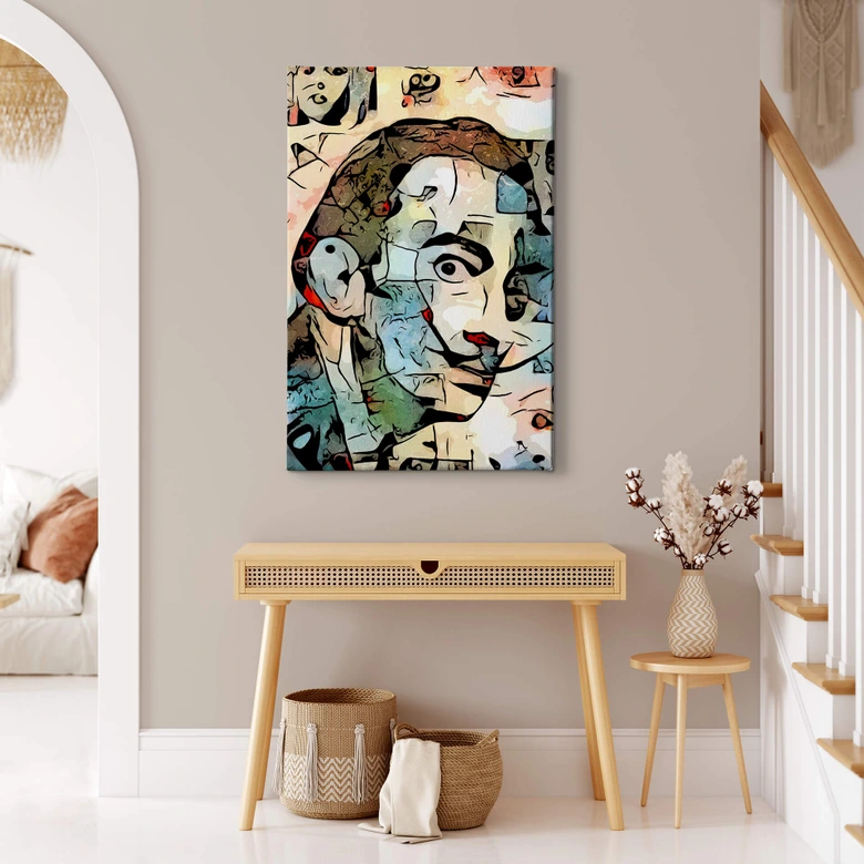 Leinwandbild Zamart - Hommage an Miro - Der Blick 