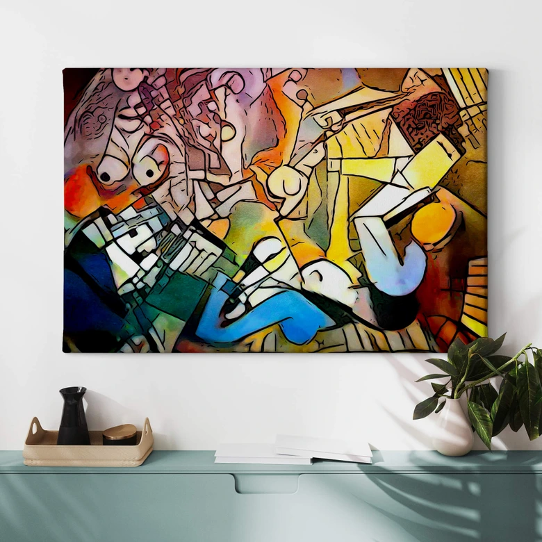 Leinwandbild Zamart - Hommage an Picasso - Die Frauen 