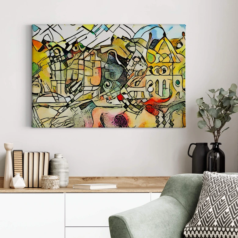 Obraz na płótnie Zamart - Kandinsky spotyka Amsterdam 