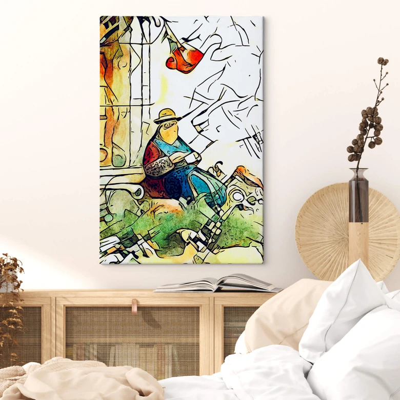 Leinwandbild Zamart - Kandinsky trifft Peru 