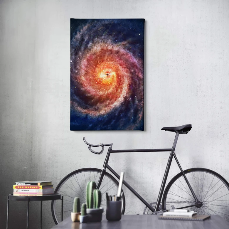 Canvas Aerroscape - Het Zwarte Gat 