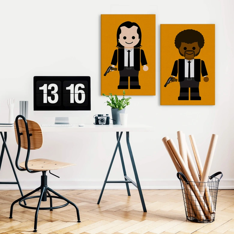 Tableau en toile Gomes - Vincent Vega Pulp Fiction 
