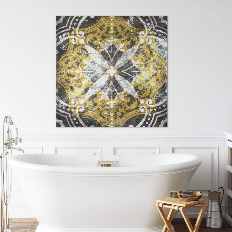 Leinwandbild Bohemian Flair - Quadratisch 