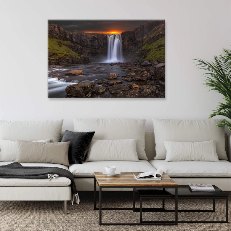 Leinwandbild Cuadrado - Stream 