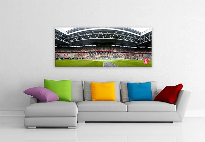 Leinwandbild Fortuna Düsseldorf Stadion Innenaufnahme 